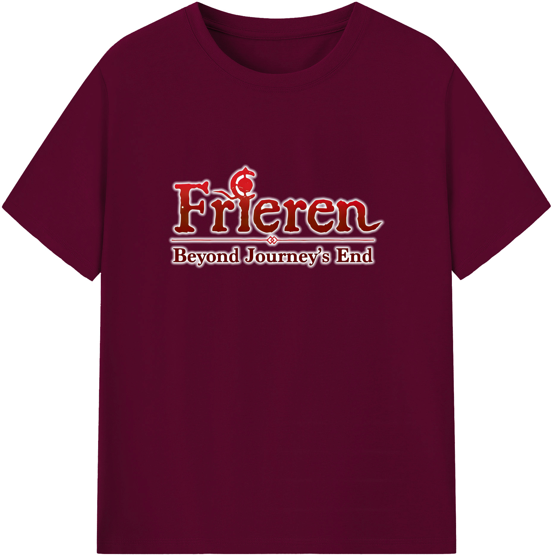 （画像用） 葬送のフリーレン Frieren レディースカジュアルプリントTシャツ（綿100％）
